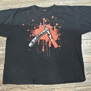 SWEENEY TODD SHIRT XXL MENS MOVIE PROMO DEMON BARBER FLEET JOHNNY DEPP VINTAGE